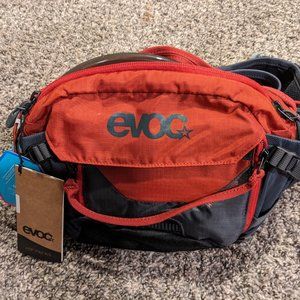 NEW - EVOC HIP PACK PRO HYDRATION BAG VOLUME: 3L BLADDER: INCLUDED (1.5L) CARBON